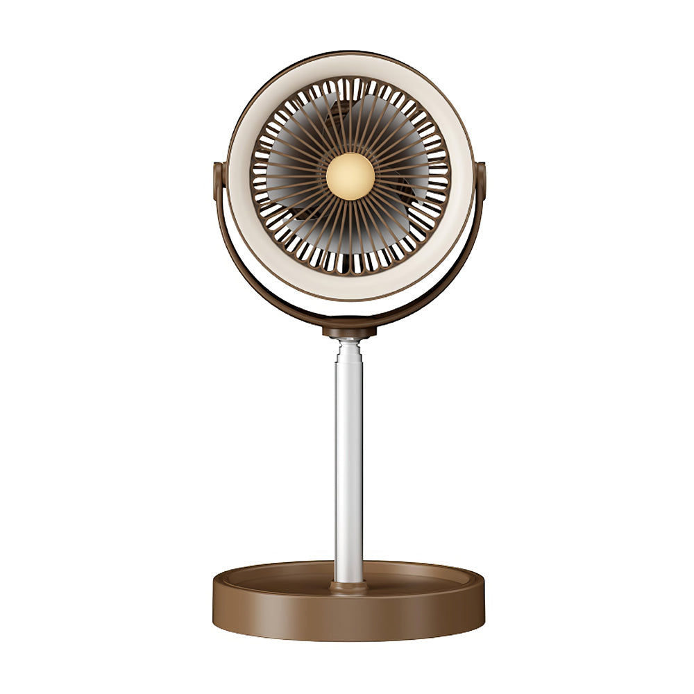Portable Rechargeable Standing and Desk Fan Adjustable Height 3 Speeds