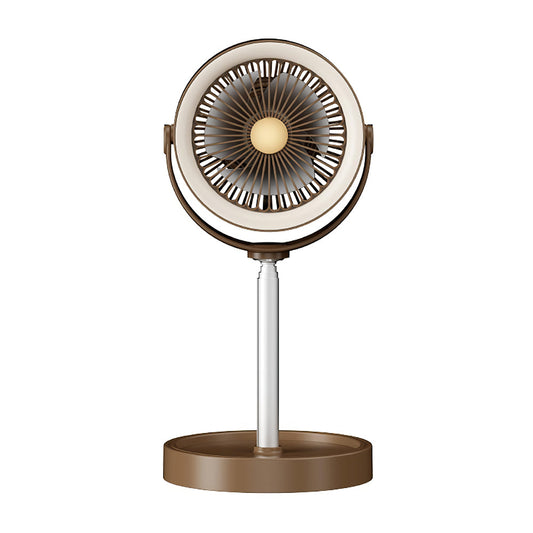 Portable Rechargeable Standing and Desk Fan Adjustable Height 3 Speeds