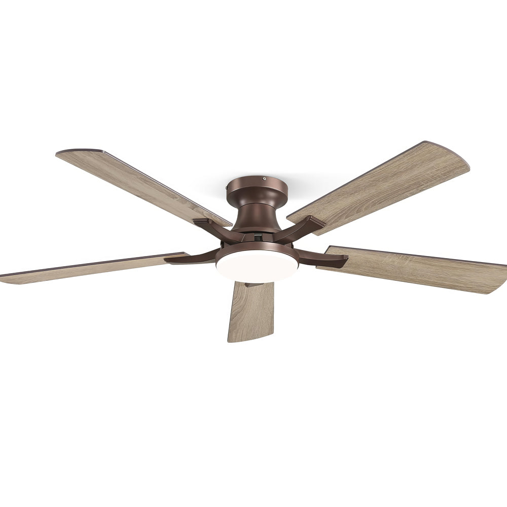 52 Ceiling Fan with Light App and Remote Dimmable LED Quiet Motor