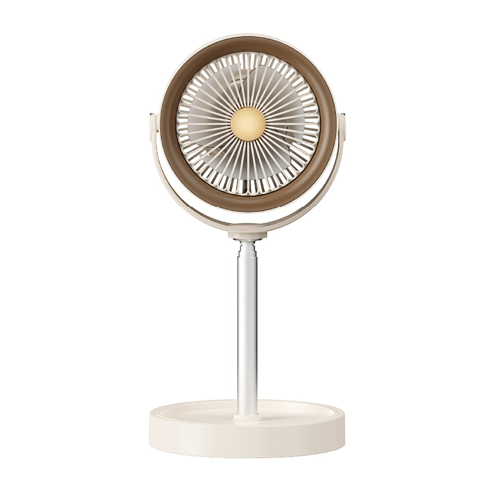 Portable Rechargeable Standing and Desk Fan Adjustable Height 3 Speeds