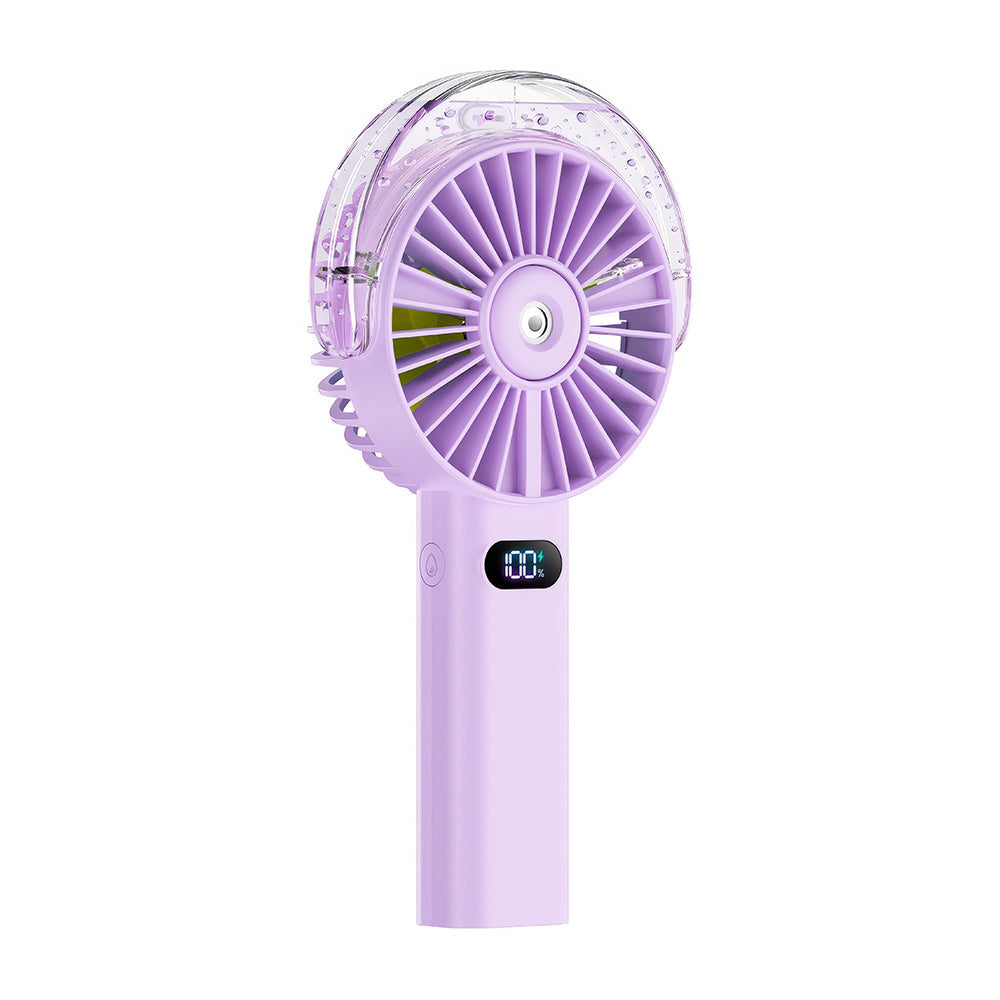 Handheld Portable Misting Fan with 4000mAh Rechargeable Battery 4 Speeds