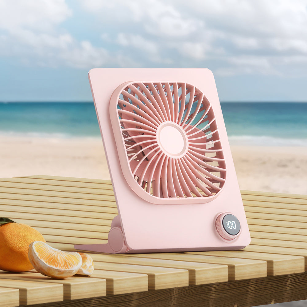 6.6 Inch Portable Quiet Rechargeable 5000mAh Ultra Thin Desk Fan