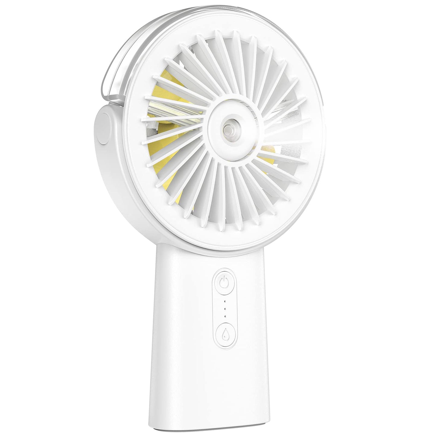 Handheld Misting Fan Portable Rechargeable Personal Fan with Water Spray 3 Speeds 4000mAh Battery
