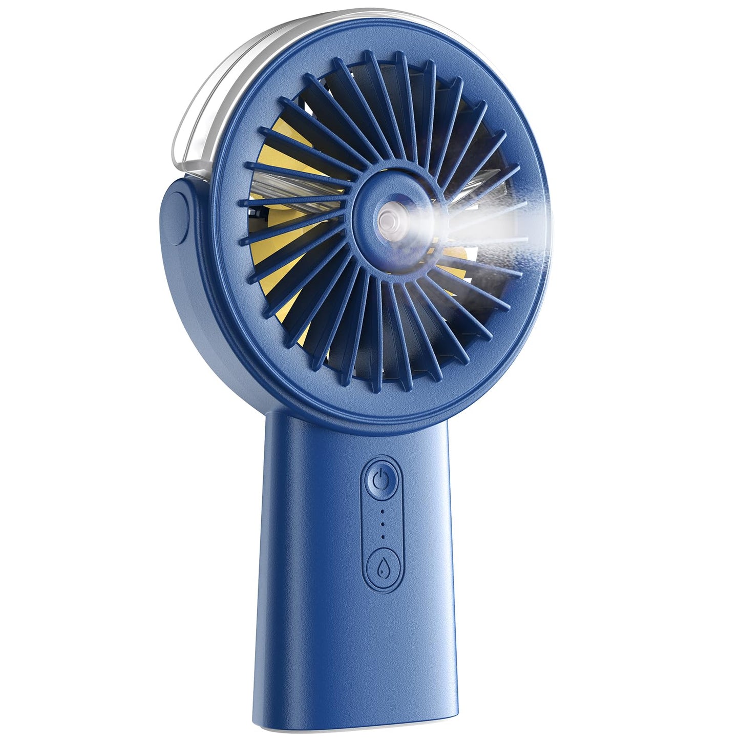 Handheld Misting Fan Portable Rechargeable Personal Fan with Water Spray 3 Speeds 4000mAh Battery